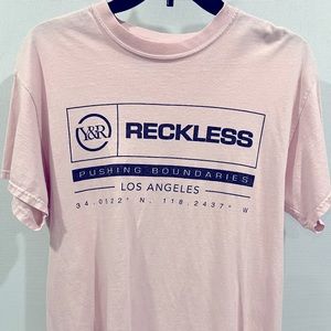 Young & Reckless Pink T-Shirt M